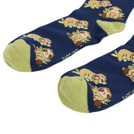 Save the Blue Sloth Bamboo Socks