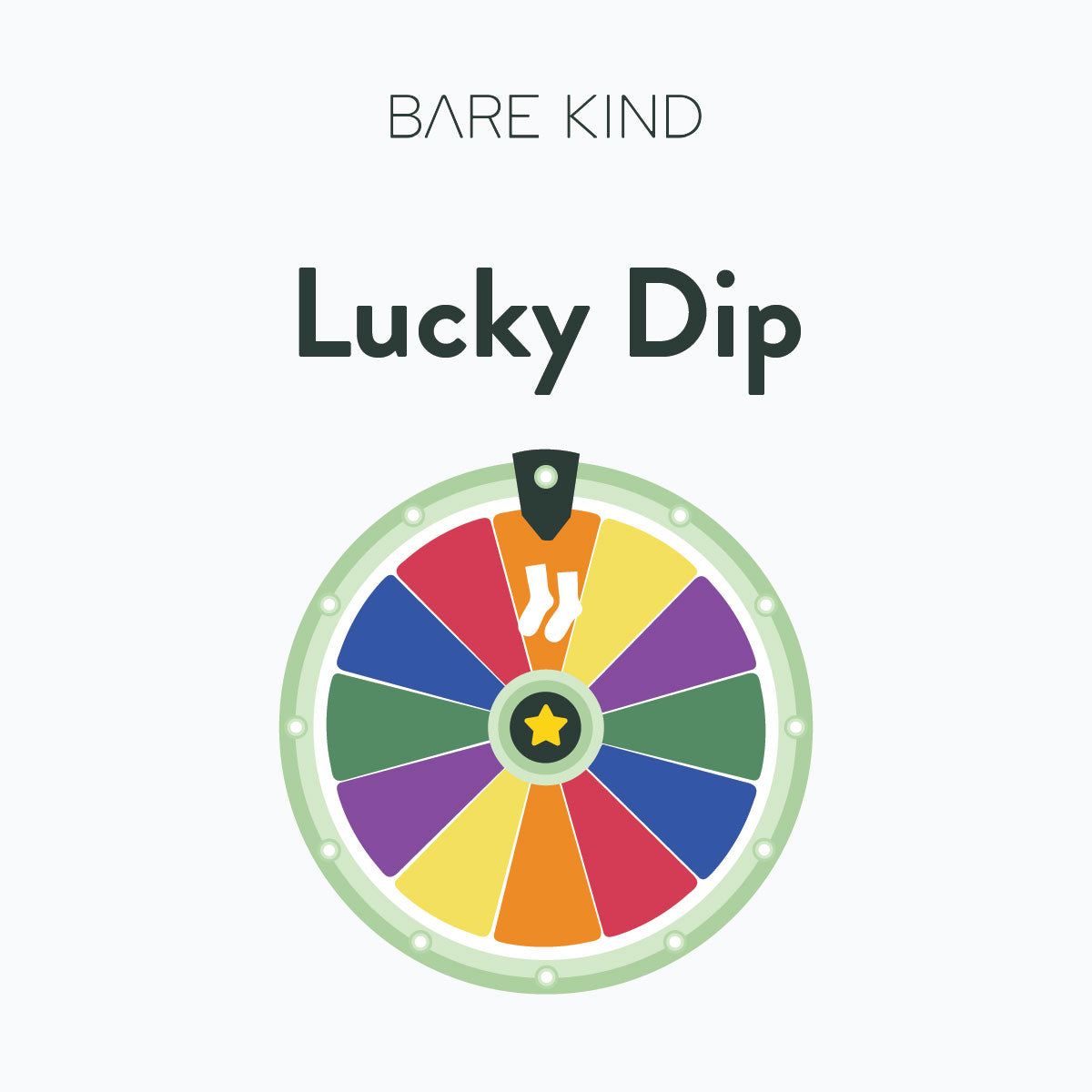 Lucky Dip random animal saving bamboo socks box for surprise order
