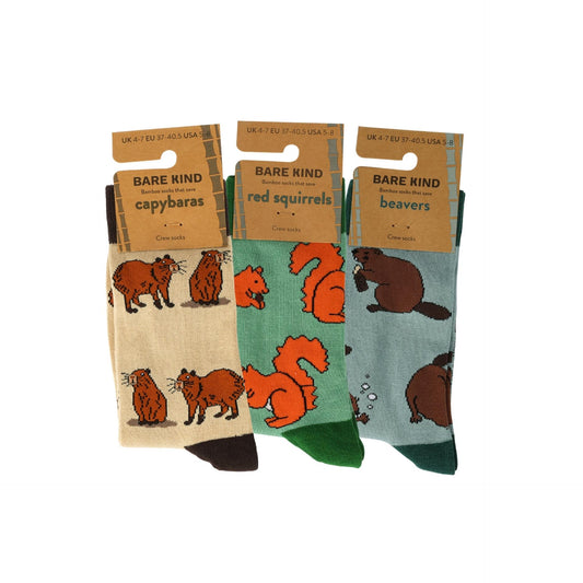 Rodent Bamboo Socks Bundle of 3