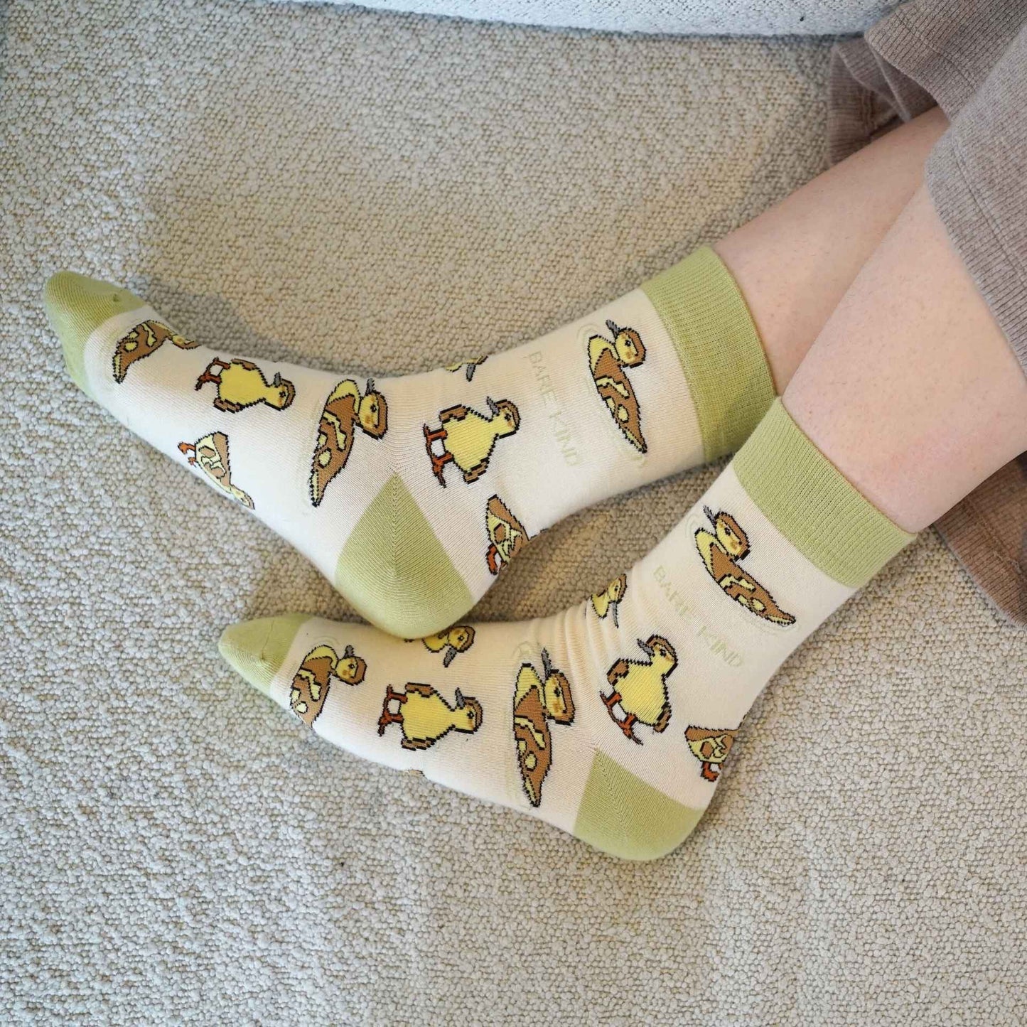 Colorful Farm Animals Bundle of 3 bamboo socks featuring cow, goat, and duck designs