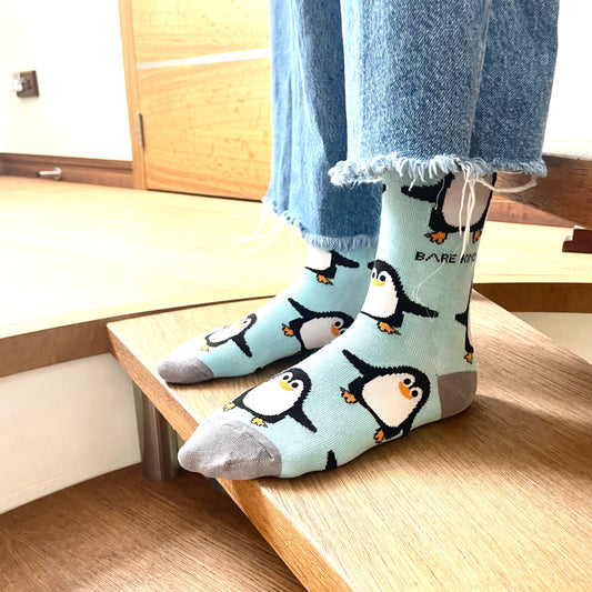 Save the Penguins Bamboo Socks