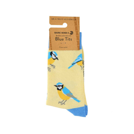Save the Blue Tit Bamboo Socks