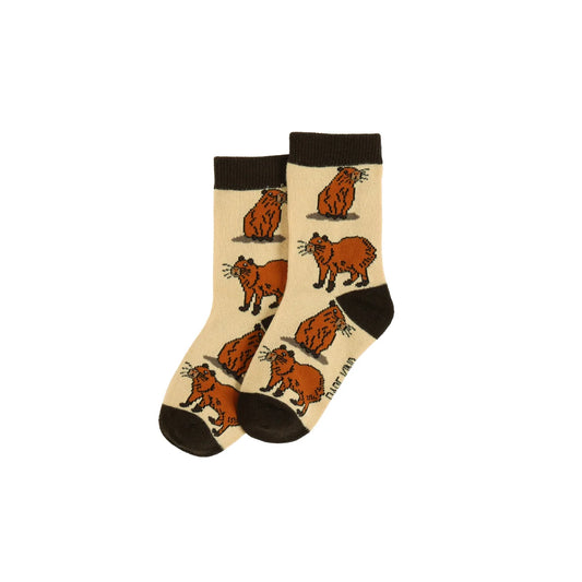 Save the Capybara Bamboo Socks for Kids