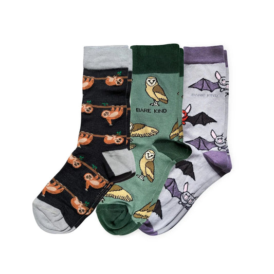 The Nocturnal Bamboo Socks Bundle of 3