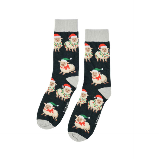 Save the Christmas Sheep Bamboo Socks