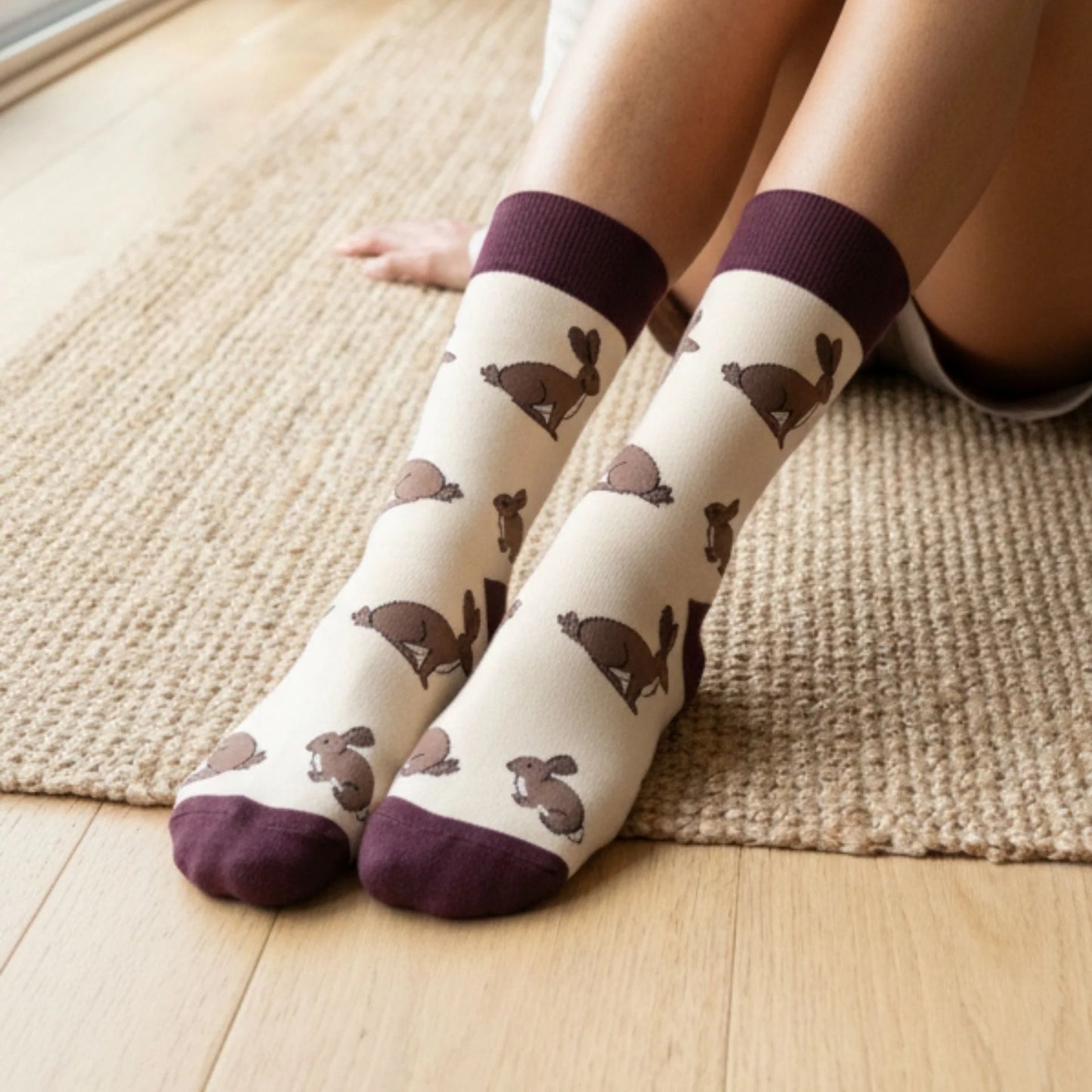 Save the Hare Bamboo Socks