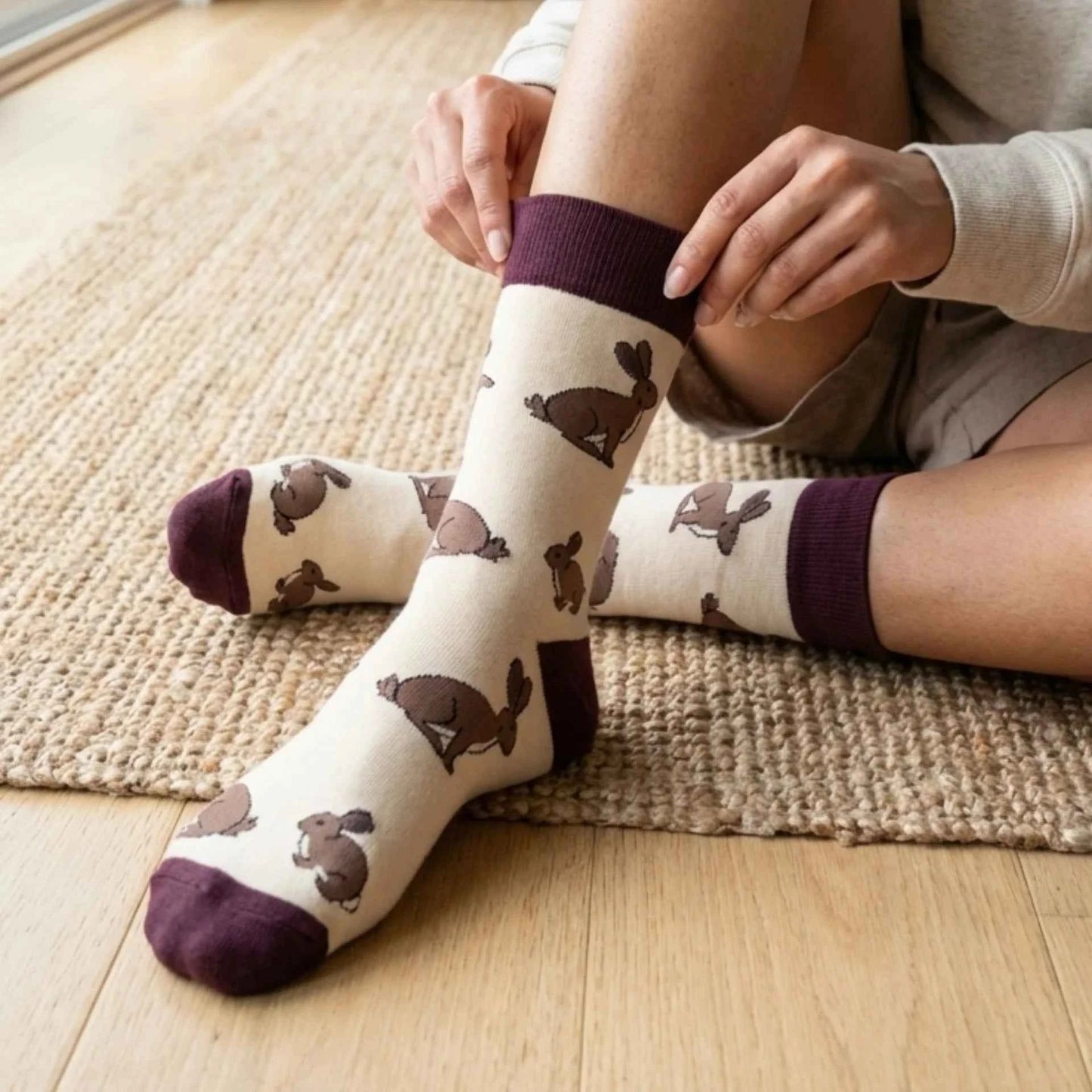 Animal Saving Neutrals Sock Bundle of 3