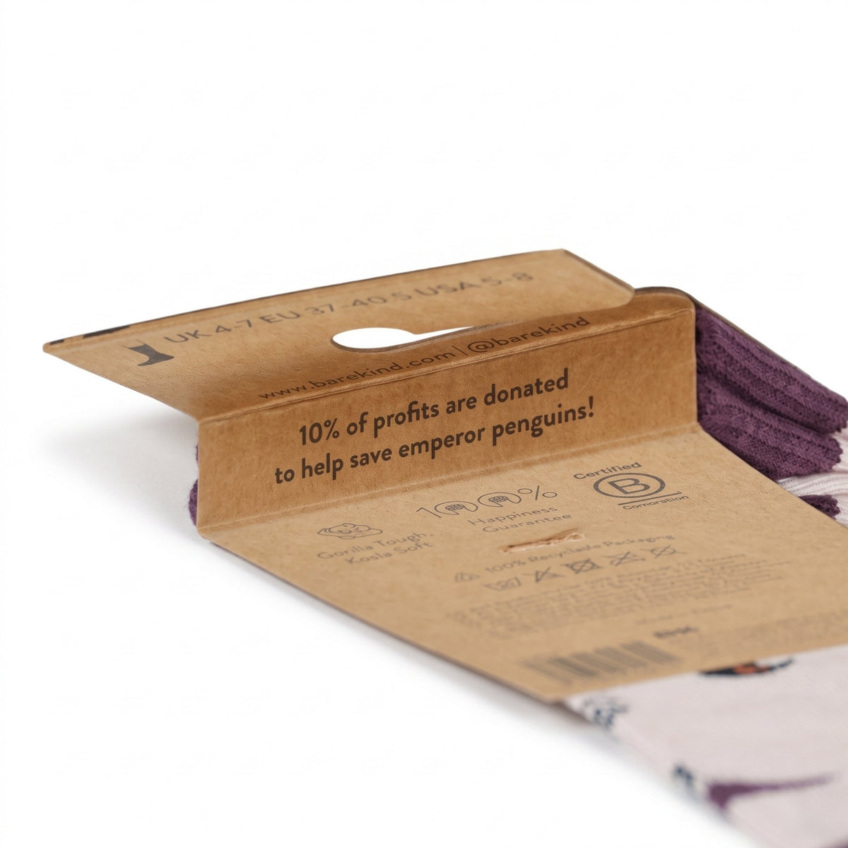 Save the Emperor Penguin Bamboo Socks