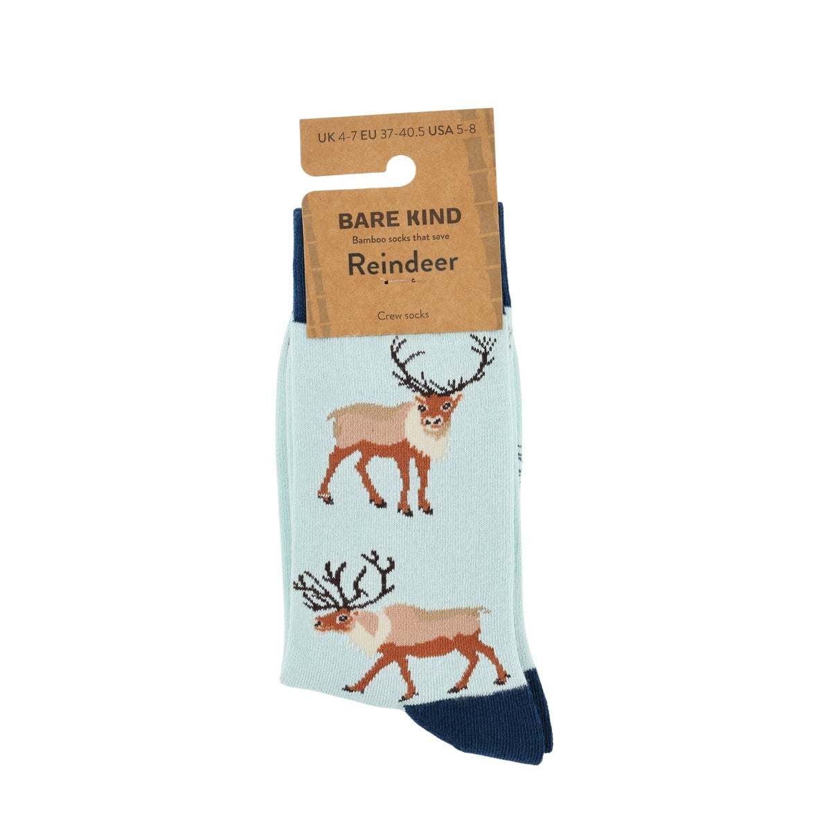 Save the Reindeer Bamboo Socks