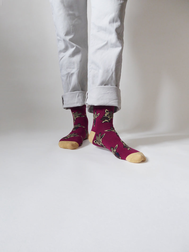 Save the Giraffes Bamboo Socks Two Pack