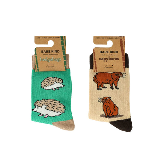 Kid’s Hedgehog and Capybara Lover Bundle of 2