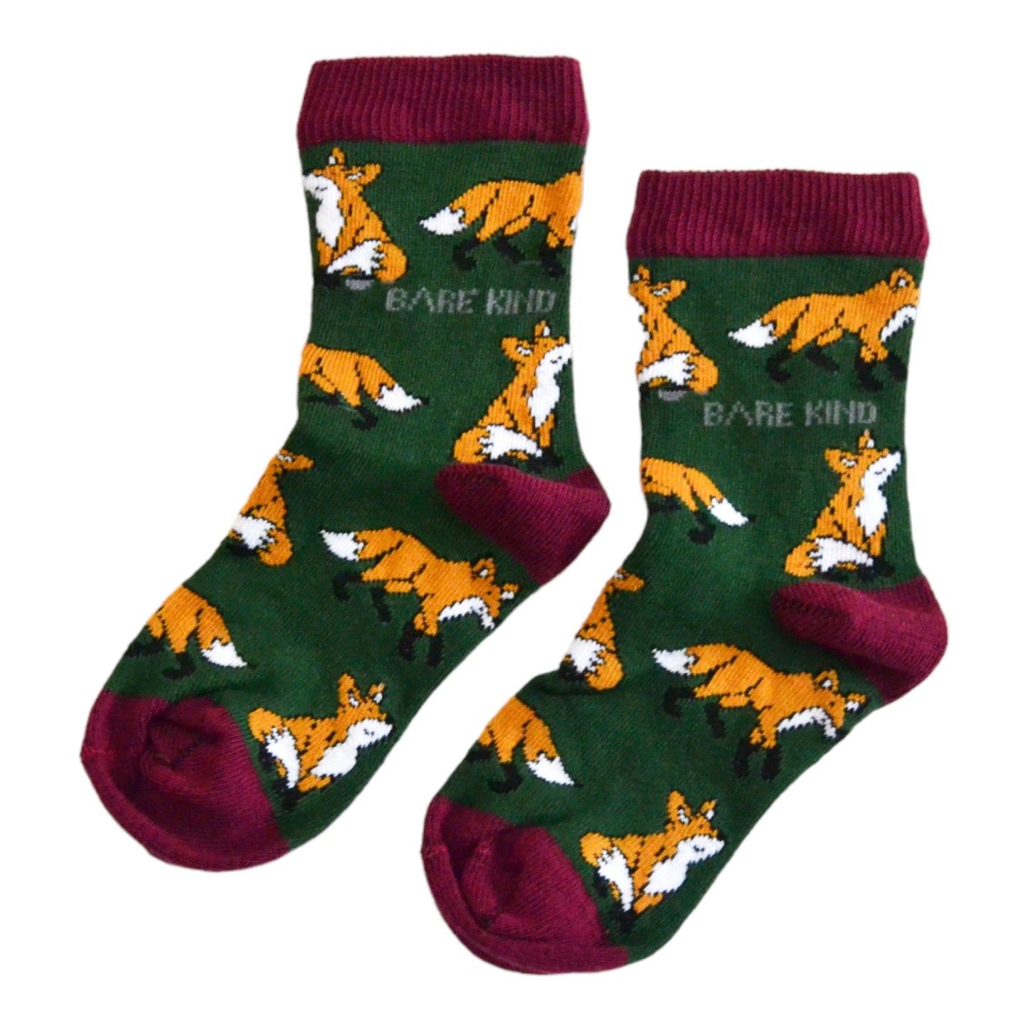Save the Foxes Bamboo Socks for Kids
