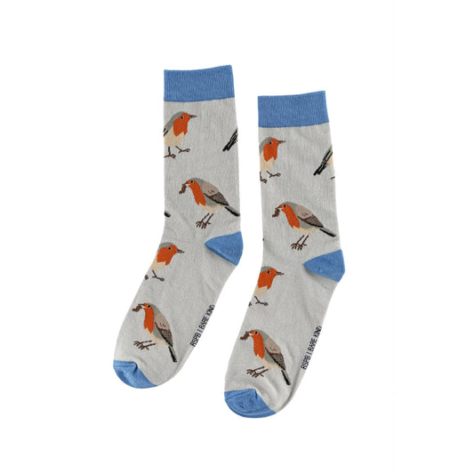 Save the Robin Bamboo Socks