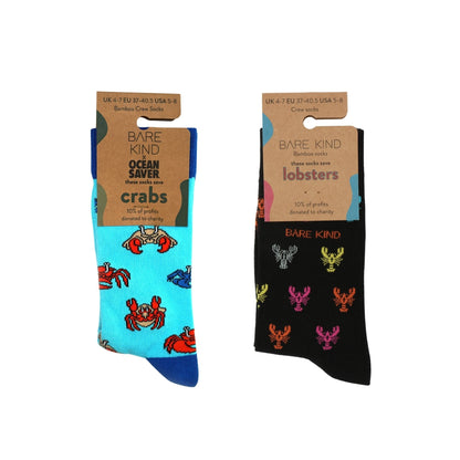 The Crustacean Socks Duo