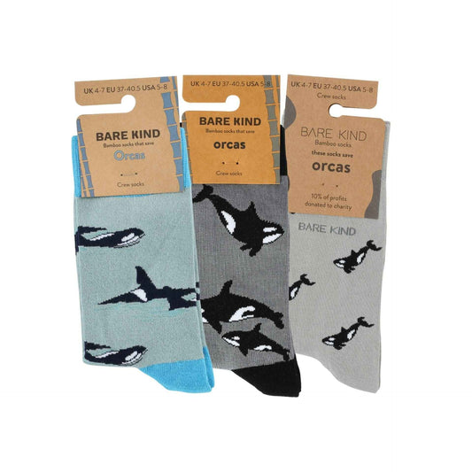 Orca Bamboo Sock Bundle of 3