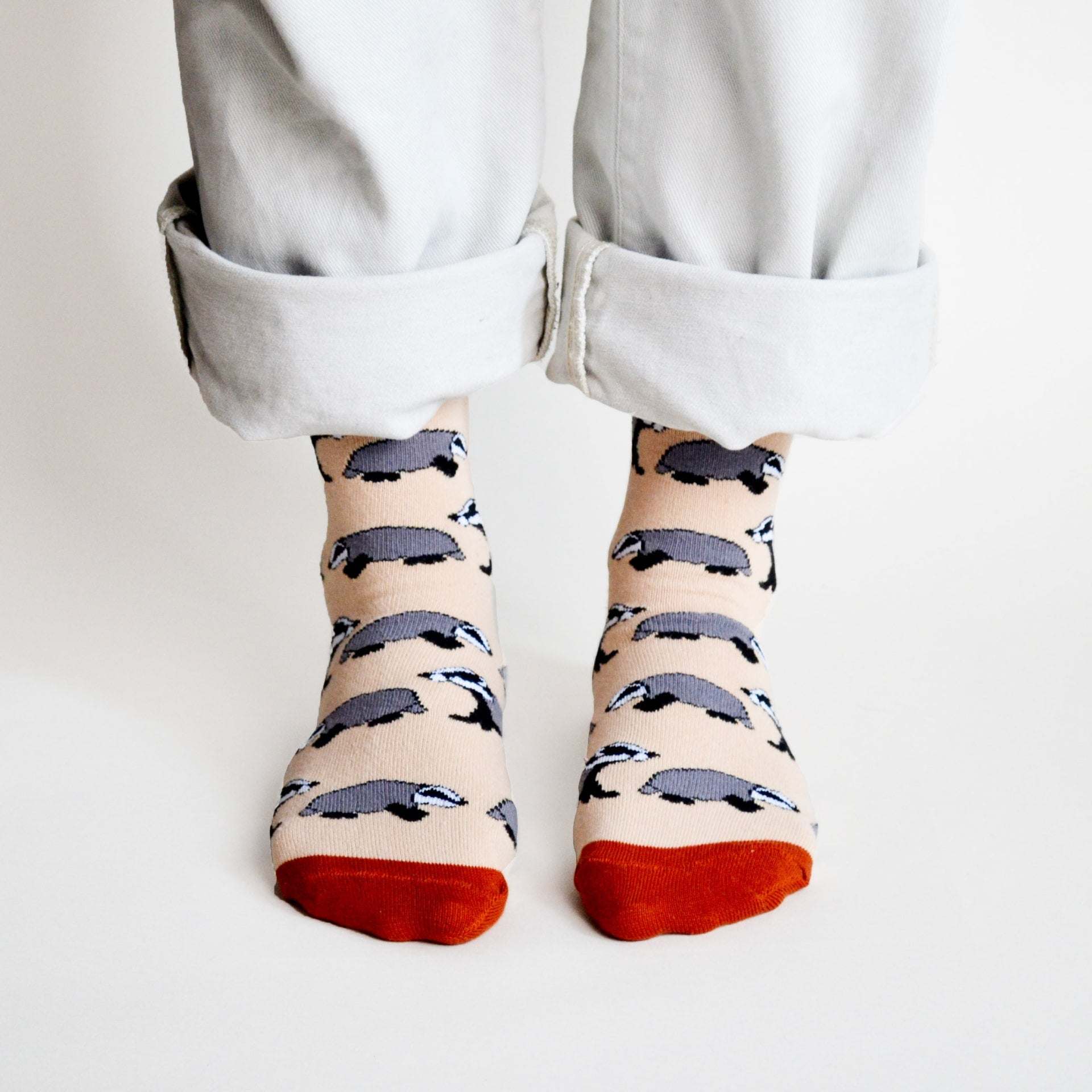 Badger Socks - Save the Badgers Bamboo Socks for Animal Lovers