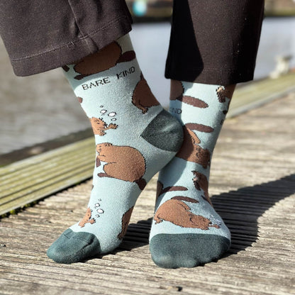 Save the Beavers Bamboo Socks