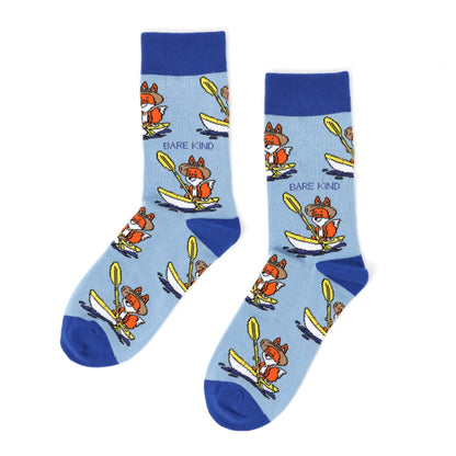 The Sporty Animals 4 Pack Bamboo Sock Set