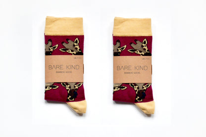 Save the Giraffes Bamboo Socks Two Pack