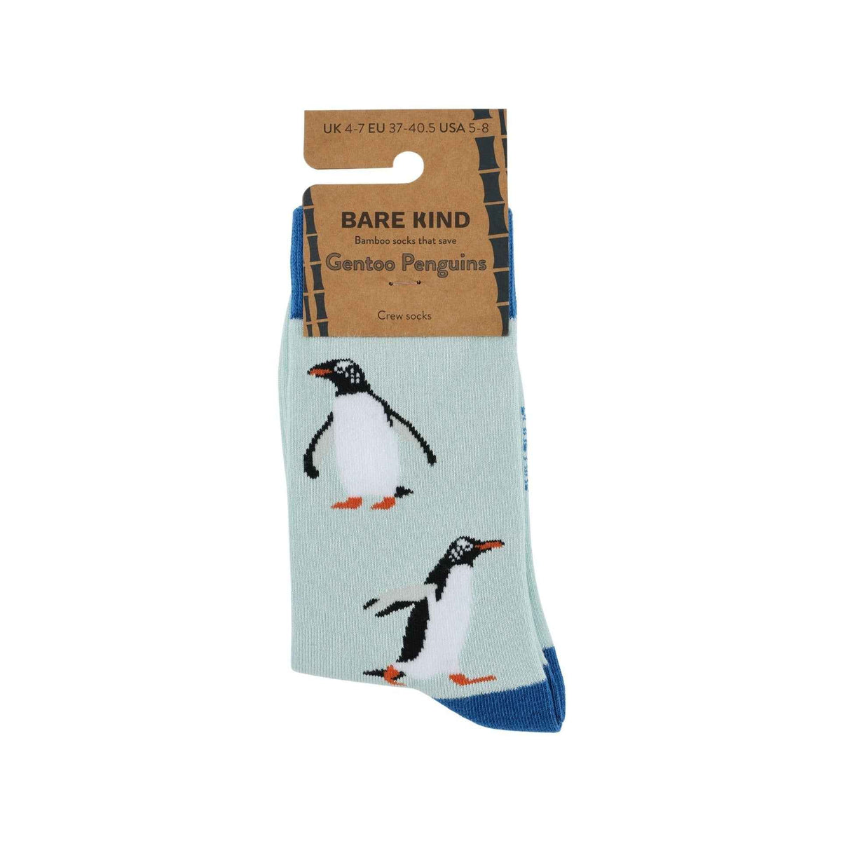 Save the Gentoo Penguin Bamboo Socks