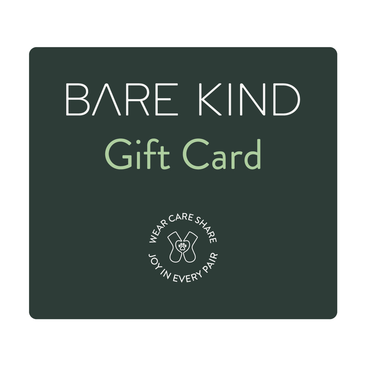 Bare Kind Gift Card (Gift Voucher)