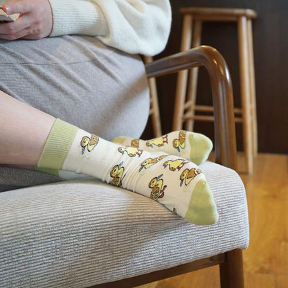 model green ducklings bamboo socks