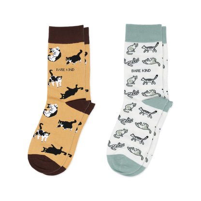 The Purr-fect Pair Bamboo Sock Set
