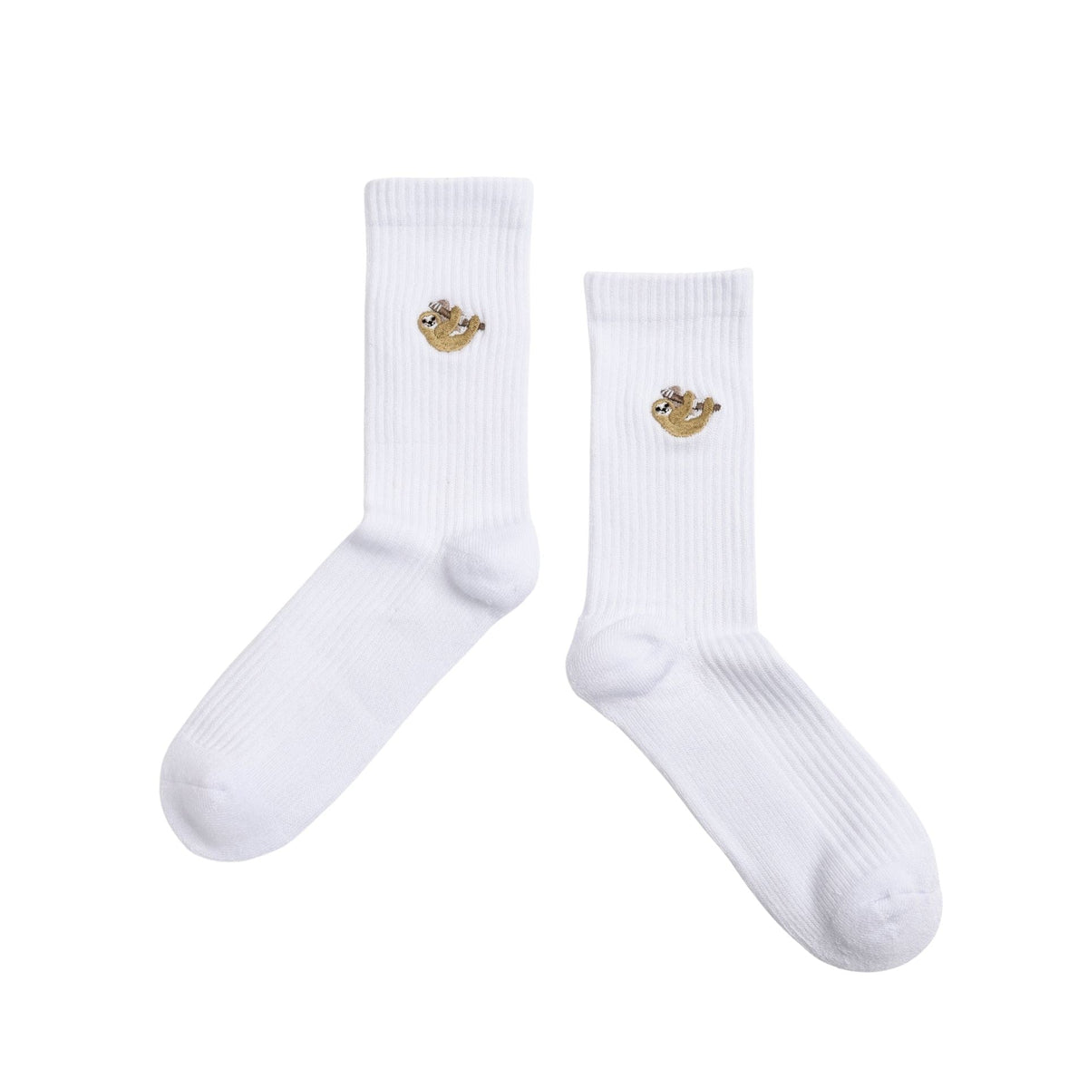 sloth ribbed socks
